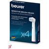 BEURER MEDICAL ITALIA TB SENSITIVE TESTINE SPAZZOLINI ELETTRICI 4 PEZZI