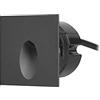 FORLIGHT Faretto LED da Incasso Esterno IP65 - Luce Calda 3000K per Giardino e Terrazza - 2.2W, Design Quadrato Nero, Impermeabile e Efficiente Energeticamente