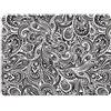 PREMIER Housewares 1203636 Paisley Set di 4 Tovagliette, Sughero, Nero