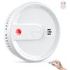 X-Sense Rilevatore di fumo per casa, allarme di incendio con montaggio magnetico, standby senza luce, batteria 10 anni, ultra-sottile sensore, pulsante test/silenzio, XS0G-SN, 1 Pezzo
