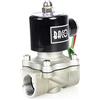 BACOENG DC 24V 3/4 Elettrico elettrovalvola Acciaio Inossidabile Solenoid Valve per Acqua Aria Olio NC