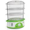 ARIETE - Vaporiera Healthy Steam 0911 3 cestello /i Libera installazione 800 W Colore Verde /Bianco