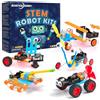 SCIENCE DIARY Kit di Costruzione Robot STEM per Bambini - Set di Artigianato per Esperimenti di Ingegneria con Motore e Utensili, Attività di Giocattoli Educativi per la Ricerca, Regali di Natale e