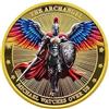 VUPETHOR Arcangelo Michele Watches Over Us Challenge Coin Gift Keepsake Pocket Token