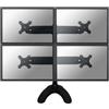 Newstar Supporto monitor NewStar - Base da tavolo per monitor quadruplo LCD/LED/ TFT fino a 27" max 32kg nero [FPMA-D700DD4]