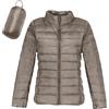 Fulidngzg Piumino Donna 100 Grammi Leggero Senza Cappuccio Giubbotto Invernale Imbottitura Termica Elegante Curvy per Primaverile Autunno Quotidiano Viaggio,Kaki,M