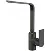 Plados MIG10-70 Miscelatore cucina monocomando con canna piatta modello Mig10 finitura 70 MICROULTRAGRANIT NERO MATT