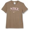 NIKE DV6137-040 G NSW Trend BF Tee T-Shirt Unisex Bambino Latte Taglia S
