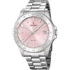 Festina Orologio da donna F20428/A Outlet, cassa in acciaio inox 316L, argento 316L, cinturino in acciaio inox argento, rosa