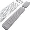 Eclove Poggiapolsi per tastiera e mouse tastiera ergonomica poggiapolsi con morbida memory foam traspirante antiscivolo set di poggiapolsi per ufficio lavoro giochi laptop