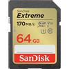 SanDisk SDXC Extreme 64GB 170mb /s V30