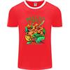 Fruit of the Loom Magiche Funghetti LSD ACIDO Viaggio Maglietta Ringer Uomo FotL