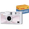 KODAK FOTOCAMERA ANALOGICA KODAK H35N Rosa, 1 rullino Kodak UltraMax 24 pose incluso