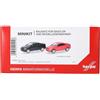 Herpa Kit di montaggio MiniKit Opel Coupé (2000), nero e rosso magma, 2 pezzi, miniatura in scala 1:87, pezzo da collezione, kit di modellismo, plastica