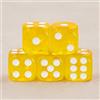 Epic Forge Set di 5 dadi 6 lati - giallo trasparente