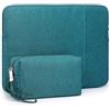 HYZUO 13 Pollici Custodia Borsa per Portatile per MacBook Air 13 M5/M4/M3/M2/M1 2026-2018, 13 MacBook Neo 2026, MacBook Pro 13 M2/M1 2026-2016, iPad Pro/Air 13, XPS 13, Surface Pro, Verde Scuro