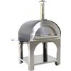 AgriEuro Premium Forno a legna per pizza da esterno Cibus INOX - 5 pizze