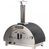 AgriEuro Premium Forno a gas per pizza da esterno Antracite - per 1 pizza