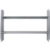 Ferm Living - Console bassa Lager - Argento - Alluminio spazzolato