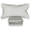 Mirabello Carrara Mirabello completo lenzuola due piazze in Puro Percalle di Cotone 100% art. Downing