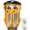 INGCO Set chiavi lunghe esagonali e torx ingco