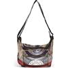 Gattinoni Borsa donna tracolla Planetarium Classic black Borsa a spalla Nera Nero Hobo bag con zip grande