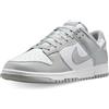 NIKE HF5441-105 Dunk Low Retro Uomo, White/LT Smoke Grey-White EU 48.5