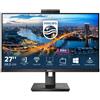Philips MONITOR PHILIPS LED 27" Wide 275B1H/00 IPS 2560x1440 5ms 300cd/m² 50.000.000:1 2
