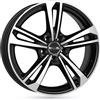 MAK Cerchi in lega MAK EMBLEMA 6x15 5x100 ET38 Nero esterno lucido