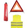 NORAUTO Kit emergenza auto triangolo + gilet NORAUTO