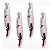 CORKAS Cavatappi Professionali Apribottiglie, Cavatappi da Sommelier, Coltello da sommelier, Cavatappi per Camerieri Apri Bottiglia Accessori del Vino e Regali (Rosa-4)