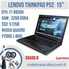 Lenovo Notebook Lenovo ThinkPad P52 Cpu i7-8850H Ram 32gb SSD 512gb QUADRO P2000 4GB