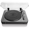 Lenco LBT-120 BK- Giradischi USB semiautomatico - Con Bluetooth - Trazione a cinghia - 2 velocità 33 giri/min, 45 giri/min - Digitalizzazione senza PC - Nero