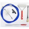 MBM Kit 3 mt pulizia canna fumaria tubi pellet dn 80 professionale scovolo spazzole