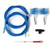 MBM KIT 6 mt e 2 Scovoli Pellet 80mm Pulizia Stufa Tubi Canna Fumaria