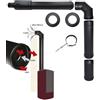 MBM kit tubi canna fumaria stufa pellet con uscita coassiale superiore dn 80 130 scarico fumi aspirazione aria made in Italy