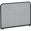 COMEX Parascintille acciaio nero camino h.48x65 cm. Made in Italy