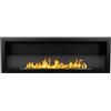 Divina Fire Camino a bioetanolo da incasso a parete biocamino 120x40 FURORE 120