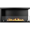 Divina Fire Camino a bioetanolo da incasso ad angolo biocamino angolare 90x45 SUTRI 90 DX