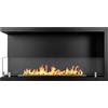 Divina Fire Camino a bioetanolo da incasso ad angolo biocamino angolare 90x45 SUTRI 90 SX