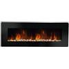 Divina Fire Camino elettrico caminetto da parete DALLAS L127 x P 11 x H50