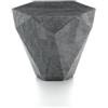 STONES HOME FURNITURE Diamond small - Tavolino/End table (60 x 60 x 50h) in Pietra fossile grigio