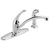 Delta Faucet Foundations B4410LF - Rubinetto monocomando per lavello da cucina, cromato