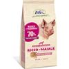 Life Dog Secco Ricco in Maiale - Crocchette per Cani, 12 kg