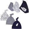 CuteOn Unisex 6 pacchi Set regalo per Drooling e Teething - 100% Cotone - Neonato Bambino Bandana Sbavare Bavaglino con Accoppiamento Beanie Caps