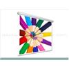 GAINUP Schermo proiezione "Clubman" manuale a molla 200×200 cm