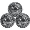 BELLE VOUS Sfere Decorative a Specchio in Vetro Craquelé (Confezione da 3) - Diametro 10 cm - Soprammobili di Vetro - Design a Sfera per Soggiorno/Sala da Pranzo o Come Centrotavola.
