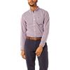 DOCKERS Long Sleeve Button Up Perfect Shirt Camicia Down, Rio Red Gingham, L Uomo