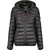 Geographical Norway Alaric Lady - Giacca Donna Imbottita Calda Autunno-Invernale - Cappotto Caldo - Giacche Antivento A Maniche Lunghe - Abito Ideale (Nero XXL)