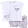 Chicco, Completo Bambina, T-shirt e Pantaloncini, con Tenere e Simpatiche Fantasie, Designed in Italy, Abbigliamento Neonata 0-24 Mesi, Idee Regalo Nascita